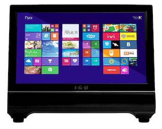 Моноблок IRU 309 21.5" FHD i3 3240/4Gb/500Gb/HDG 2500/DVDRW/MCR/W8.1SL64/WiFi/black/Web/клавиатура/мышь