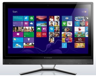 Моноблок Lenovo C560 23" FHD i5 4460T/8Gb/1Tb/GF800M 2Gb/DVDRW/W8.1 64/WiFi/black 1920*1080/Web/клавиатура/мышь