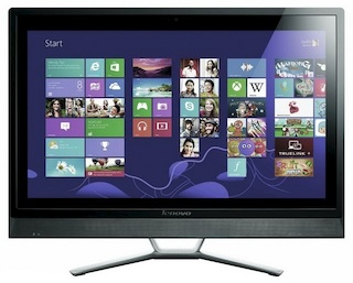 Моноблок Lenovo C560 23" FHD PDC G3240T/4Gb/1Tb/GF800M 2Gb/DVDRW/W8.1 64/WiFi/black 1920*1080/Web/клавиатура/мышь