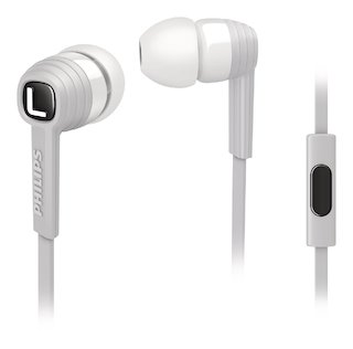 Наушники с микрофоном Philips SHE7055WT/00 белый 1.2м