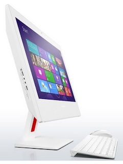 Моноблок Lenovo S40-40 21.5" FHD i5 4460s/4Gb/500Gb/DVDRW/MCR/DOS/WiFi/white 1920*1080/Web/клавиатура/мышь