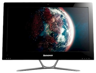 Моноблок Lenovo C455 21.5" FHD A6 6310/4Gb/500Gb/R4/DVDRW/W8.1 64/WiFi/black 1920*1080/Web/клавиатура/мышь