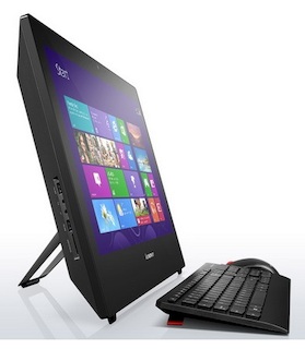 Моноблок Lenovo S40-40 21.5" FHD i3 4150/4Gb/500Gb/DVDRW/MCR/W8.1Prodng/WiFi/black 1920*1080/Web/клавиатура/мышь