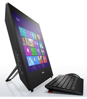 Моноблок Lenovo S40-40 21.5" FHD i5 4460s/4Gb/500Gb/DVDRW/MCR/W8.1Prodng/WiFi/black 1920*1080/Web/клавиатура/мышь