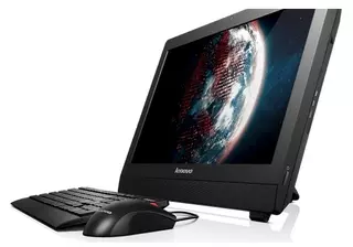 Моноблок Lenovo S20-00 19.5" HD+ CelDC J1800/4Gb/1Tb/MCR/DOS/WiFi/black 1600*900/Web/клавиатура/мышь