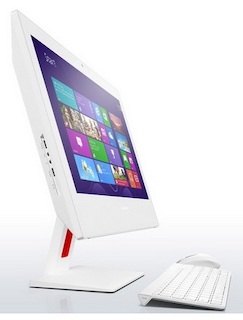 Моноблок Lenovo S40-40 21.5" FHD i5 4460s/4Gb/500Gb/DVDRW/MCR/W8.1EM/WiFi/white 1920*1080/Web/клавиатура/мышь