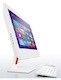 Моноблок Lenovo S40-40 21.5" FHD i5 4460s/4Gb/500Gb/DVDRW/MCR/W8.1EM/WiFi/white 1920*1080/Web/клавиатура/мышь