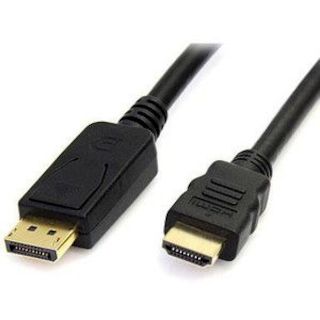 Кабель DisplayPort-HDMI Gembird/Cablexpert CC-DP-HDMI-6, 1,8м, 20M/19M, черный, экран, пакет