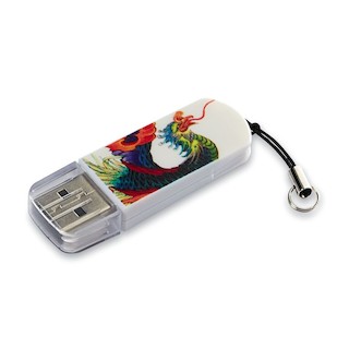 Флеш Диск Verbatim 8Gb Mini Tattoo Edition 49883 USB2.0 Феникс