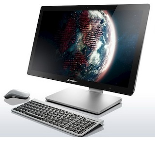 Моноблок Lenovo A540 23.8" FHD Touch i7 4558U/8Gb/1Tb+8Gb/GF840M 2Gb/W8.1 64/WiFi/silver 1920*1080/Web/беспроводная клавиатура/беспроводная мышь