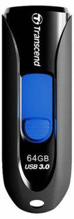 Флеш Диск USB 3.0 64Gb Transcend Jetflash 790 TS64GJF790K USB3.0 черный