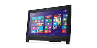 Моноблок Acer Veriton Z2640G 19.5" 1600x900 Cel 1007U/4Gb/500Gb/HDG/DVDRW/MCR/Free DOS/WiFi/BT/клавиатура/мышь/Web