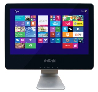 Моноблок IRU T1801 K 18.5" HD Cel 1037U/2Gb/500Gb/IntHDG/DVDRW/MCR/W8.1BingSL/WiFi/black/Web/клавиатура/мышь