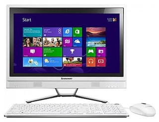Моноблок Lenovo C460 21.5" FHD i3 4160T/4Gb/1Tb/DVDRW/W8.1 64/WiFi/white/Web/клавиатура/мышь