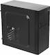 Корпус LinkWorld VC-09301 черный w/o PSU mATX 2xUSB2.0 audio