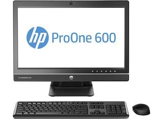 Моноблок HP ProOne 600 G1 21.5" 1920x1080 i5 4590S (2.9)/4Gb/500Gb 7.2kHDG4600/DVDRW/CR/Win8 Pro64 dwn W7Pro64/клавиатура/мышь/Cam/черный