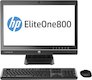 Моноблок HP EliteOne 800 AIO P G3250/4Gb/500Gb/DVDRW/CR/Free DOS/клавиатура/мышь/Cam