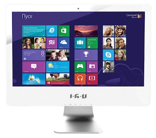 Моноблок IRU T2106 21.5" 1920x1080 i3 4130 (3.5)/4Gb/500Gb/GT740 1Gb/DVDRW/CR/Free DOS/WiFi/Cam/белый