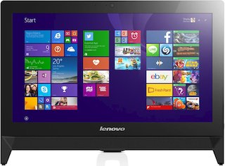 Моноблок Lenovo c20-30 19.5" 1920x1080 PDC 3558U/4Gb/500Gb/DVDRW/Free DOS/клавиатура/мышь/Cam/черный