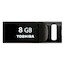 Флеш Диск Toshiba 8Gb Suruga Mini THNU08SIPBLK(6 USB2.0 черный