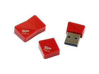 Флеш Диск USB 3.0 16Gb Silicon Power  Jewel J08 SP016GBUF3J08V1R красный