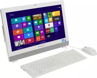 Моноблок Lenovo S20-00 CelDC J1800/4Gb/1Tb/CR/Free DOS/WiFi/клавиатура/мышь/Cam/белый 19.5" 1600x900