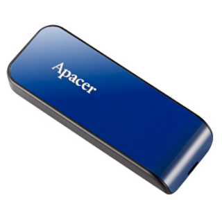 Флеш Диск Apacer 64Gb Handy Steno AH334, USB 2.0, Синий