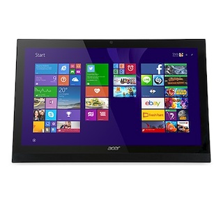 Моноблок Acer Aspire Z1-623 i3 4005u/4Gb/500Gb/HDG/DVDRW/CR/Windows 8.1/WiFi/BT/клавиатура/мышь/Cam 21.5"