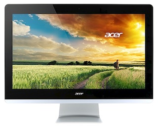 Моноблок Acer Aspire Z3-710 24" Full HD i5 4590T/4Gb/1Tb/HDG/DVDRW/CR/Windows 8.1/WiFi/BT/клавиатура/мышь/Cam