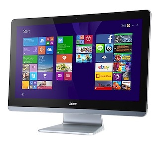 Моноблок Acer Aspire ZC-700 AIO P N3700/4Gb/1Tb/GT920M 1Gb/DVDRW/CR/Windows 8.1/WiFi/BT/клавиатура/мышь/Cam 19.5" 1920x1080