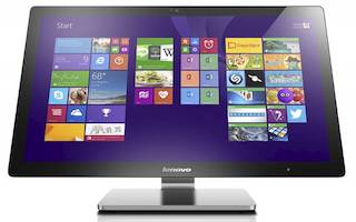 Моноблок Lenovo A740 AIO Touch i7 5557U/8Gb/1Tb/SSHD8Gb/GT950A 2Gb/DVDRW/Windows 8.1 64/клавиатура/мышь/Cam/серебристый 27" 1920x1080