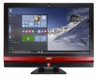 Моноблок MSI Gaming 24GE 2QE-018RU i5 4210H (2.4)/8Gb/1Tb/GTX960M 2Gb/DVDRW/CR/Windows 8.1/GbitEth/WiFi/BT/TV/клавиатура/мышь/Cam/черный/красный 23.6"