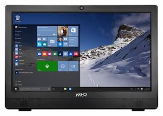 Моноблок MSI Pro 24 2M-006RU Touch i5 4460 (2.4)/4Gb/1Tb/HDG/DVDRW/CR/noOS/GbitEth/WiFi/BT/TV/клавиатура/мышь/Cam/черный 23.6" 1920x1080