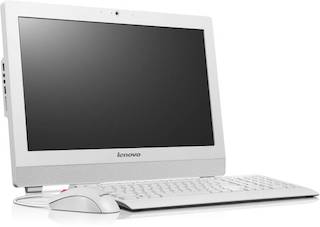 Моноблок Lenovo S20-00 19.5" HD+ Cel J1800/4Gb/500Gb/DVDRW/Windows 8.1 64/WiFi/Cam/белый 1600x900
