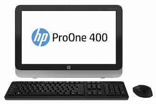 Моноблок HP ProOne 400 G1 AIO i5 4590 (2.9)/4Gb/1Tb 7.2kHDG4600/DVDRW/CR/Free DOS/GbitEth/WiFi/BT/120W/клавиатура/мышь/Cam/черный/серебристый 19.5" 16