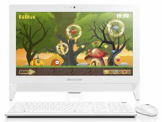 Моноблок Lenovo c20-30 19.5" Full HD i3 5005U/4Gb/1Tb/DVDRW/Free DOS/WiFi/клавиатура/мышь/Cam/черный 1920x1080