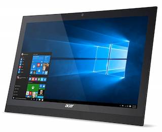 Моноблок Acer Aspire Z1-622 21.5" Full HD Cel N3150D/2Gb/500Gb/HDG/Windows 10 Home Single Language 64/WiFi/BT/клавиатура/мышь 1920x1080