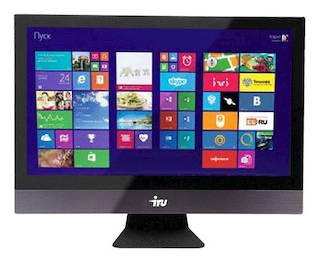Моноблок IRU Office P2360 23.6" Full HD P G3450 (3.4)/4Gb/500Gb 7.2k/HDG/DVDRW/CR/noOS/GbitEth/WiFi/400W/клавиатура/мышь/Cam/черный 1920x1080