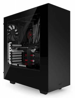 Корпус NZXT S340 черный w/o PSU ATX 3x120mm 3x140mm 2xUSB3.0 audio bott PSU