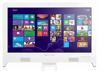Моноблок Lenovo C260 19.5" HD+ Cel J1900/4Gb/500Gb/DVDRW/Windows 8.1/WiFi/клавиатура/мышь/Cam/белый 1600x900