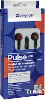 Гарнитура Defender Pulse 420 Red (63424)