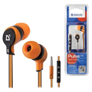 Гарнитура DEFENDER PULSE 450 ORANGE 63450