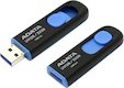 Флеш Диск USB 3.0 32Gb A-Data UV128 AUV128-32G-RBE черный/синий