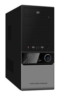 Корпус HRCS 508B black/silver w/o PSU ATX 2*USB audio SGCC 0.5mm