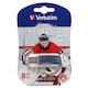 Флеш Диск Verbatim 8Gb Sport Edition, 49878 USB 2.0, Хоккей