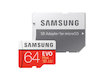 Флеш карта microSDXC 64Gb Samsung EVO Plus +SD adapter (MB-MC64GARU)