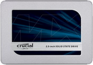 Накопитель SSD SATA 500Gb Crucial CT500MX500SSD1N MX500 2.5"