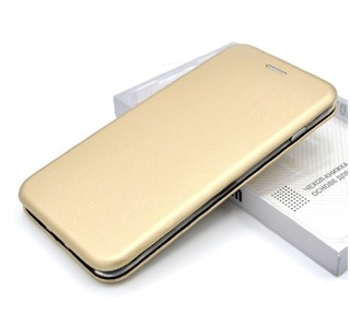 Чехол для Samsung Galaxy A20/A30 Book gold Innovation (книжка)