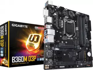 Материнская плата Gigabyte B360M D3P Soc-1151v2 Intel B360 4xDDR4 mATX AC`97 8ch(7.1) GbLAN+DVI+DP