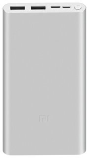 Внешний аккумулятор Xiaomi Mi Power Bank 3 10000mAh Silver PLM13ZM